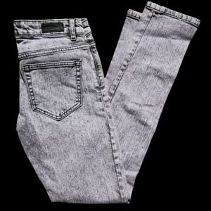 Lip Service Lavender Tint Acid Wash Jett Jeans